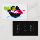 Vet en kleurrijke artiest visitekaartje (Voorkant / Achterkant)