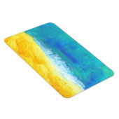 Vet en levendig Abstract Seascape schilderen Magneet (Rechterzijde)