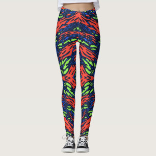 Vet en levendig Maximalistische Mode Leggings
