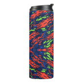 Vet en levendig Maximalistische Mode Thermosbeker (Gedraaid links)