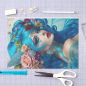 Vet en levendig Victoriaans ontkoppelingspapier Tissuepapier (Craft)