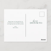 Vet en modern | Briefkaart "Verhuisaankondiging" (Achterkant)