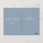 Vet en modern | Briefkaart "Verhuisaankondiging" (Achterkant)