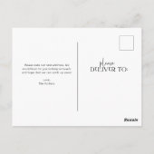 Vet en modern | Briefkaart "Verhuisaankondiging" (Achterkant)