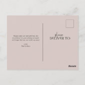 Vet en modern | Briefkaart "Verhuisaankondiging" (Achterkant)