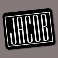 Vet en modern Jouw naam of Word | Zwart wit