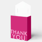 Vet en modern Magenta Favor Box Bedankdoosjes (Geopend)