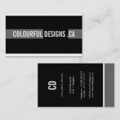 Vet en modern Visitekaartje (Voorkant / Achterkant)