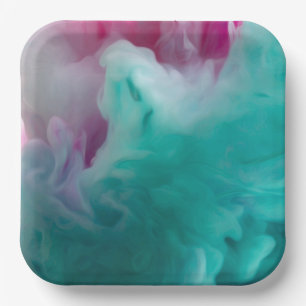 Vet en mooi 9" vierkant papier Bord