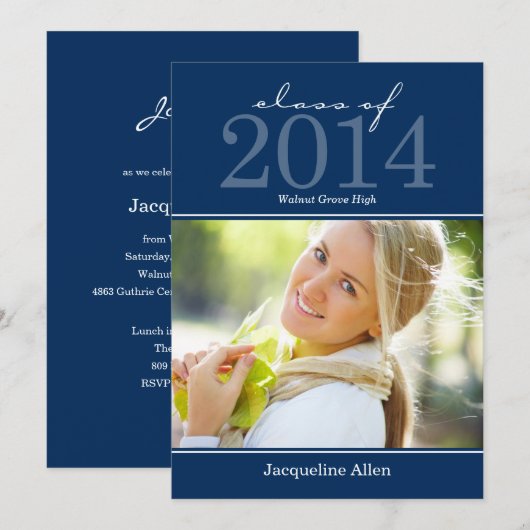 Vet en mooi Afstuderen Kaart (Voorkant / Achterkant)