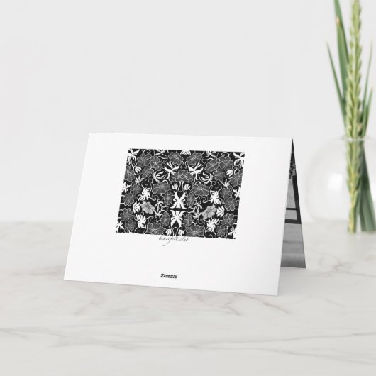 Vet en mooi Dank u Foto Notecard Bedankkaart (Achterkant)