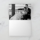 Vet en mooi Dank u Foto Notecard Bedankkaart (Binnen)