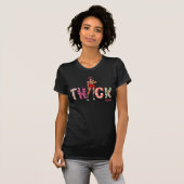 Vet en mooi Dikke Zwarte Diva Art T-shirt (Voorkant volledig)