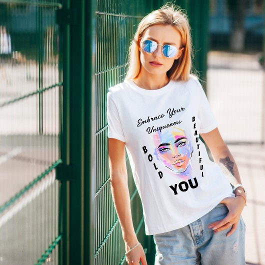 Vet en mooi: omarm uw unieke T-shirt