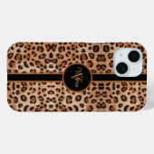 Vet en stijlvol: gepersonaliseerde luipaardprint Case-Mate iPhone case (Achterkant (horizontaal))