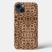 Vet en stijlvol: Leopard Print Hoesje (Achterkant)