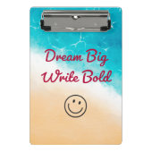 Vet en stijlvol mini-klembord schrijven mini klembord (Voorkant)