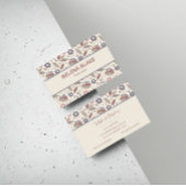 Vet en stijlvol | Moderne chique elegante bloem Visitekaartje