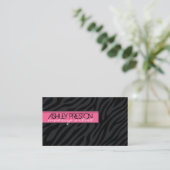 Vet en stijlvol Visitekaartje voor het afdrukken v (Staand voorkant)