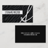 Vet en stijlvol Visitekaartje voor het afdrukken v (Voorkant / Achterkant)