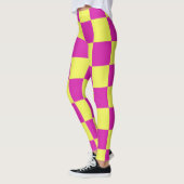 Vet en tijdloos: schaakbordpatroon leggings (Links)