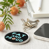 Vet en trots sleutelhanger (Zijkant)