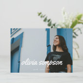 Vet en vers Manuscript Afstudeerder Afstuderen Twe Aankondiging (Staand voorkant)