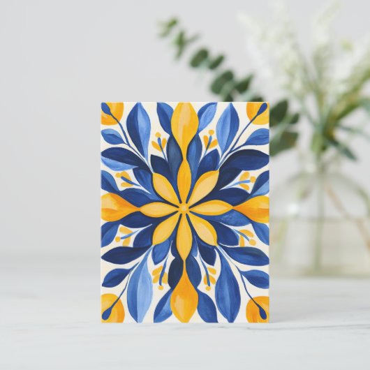 Vet en vreugdevol #137 briefkaart (Staand voorkant)