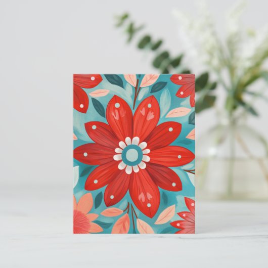 Vet en vreugdevol #138 briefkaart (Staand voorkant)