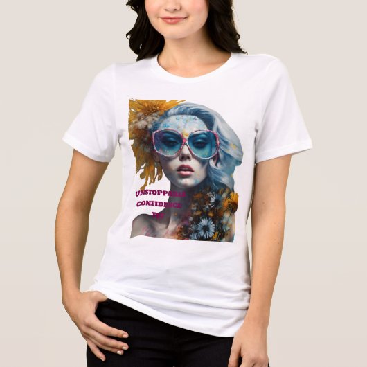 Vet en zelfverzekerd T-shirt (Voorkant)