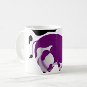 Vet enkele Paarse koeien Koffiemok (Voorkant links)