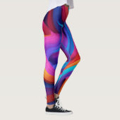 Vet & Expressieve Kleurrijke Leggings" Leggings (Rechts)