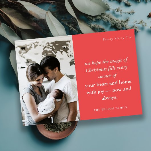 Vet Feestelijk Rood Minimaal 1 Foto Roest Kerstmis Feestdagenkaart