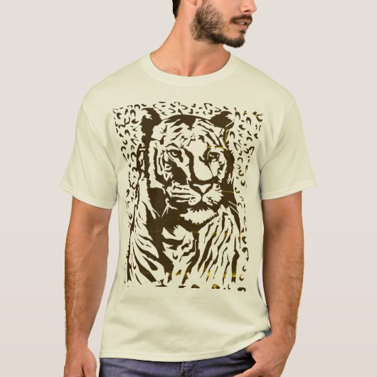Vet & Fierce Tiger T-shirt (Voorkant)