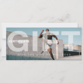 Vet Fitness Volledige Foto Ontwerp Cadeaubon (Voorkant)