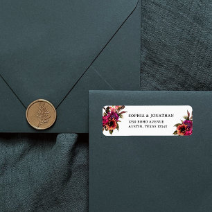 Vet Floral   Dramatische en legante bruiloft Etiket