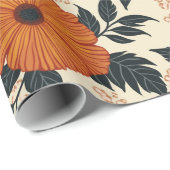 Vet Floral Geometry Wrapping Paper Cadeaupapier (Rol Hoek)