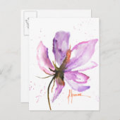 Vet Floral IV Briefkaart (Voorkant / Achterkant)