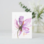 Vet Floral IV Briefkaart (Staand voorkant)