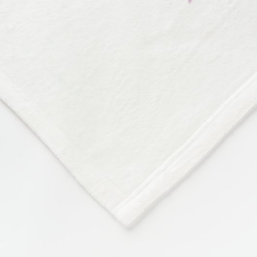 Vet Floral IV Fleece Deken (Hoek)