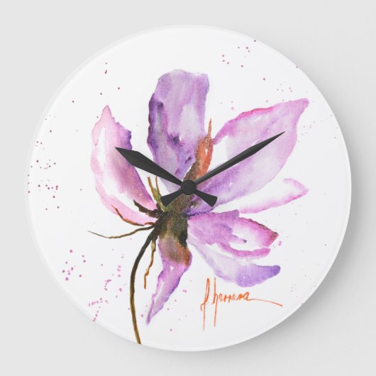 Vet Floral IV Grote Klok (Voorkant)