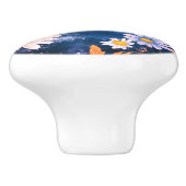 Vet Floral Keramische Knop (Zijkant)