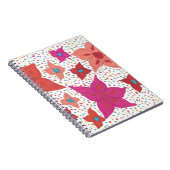 Vet Floral Pattern Notitieboek (Rechterzijde)
