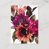 Vet Floral Wedding | RSVP met QR-code Informatiekaartje (Achterkant)