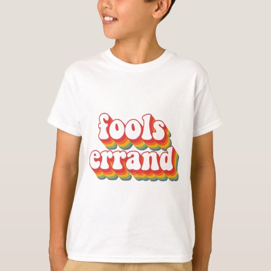Vet "Fools Errand" Graphic Print T-shirt (Voorkant)