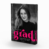 Vet Fuchsia Typografie Afstuderen Fotoblokken (Rechts)