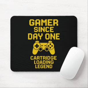 Vet Gamer Dad Design – Gele Controller Art Muismat