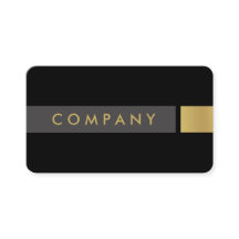 Vet geborsteld goud professioneel visitekaartje