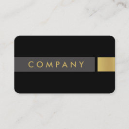 Vet geborsteld goud professioneel visitekaartje