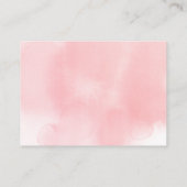 Vet Geel en Roze Bloemen Baby QR-code register Informatiekaartje (Achterkant)